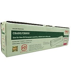 OKI 43487722 Kırmızı Orijinal Toner - C8600 / C8800