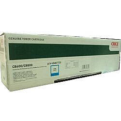 OKI 43487723 Mavi Orijinal Toner - C8600 / C8800 - 1