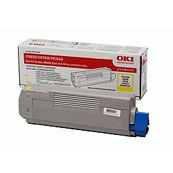 OKI 43865721 Sarı Orijinal Toner - C5850 / C5950