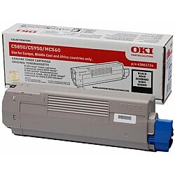 OKI 43865724 Siyah Orijinal Toner - C5850 / C5950