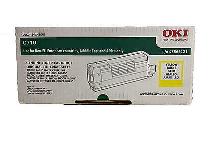OKI 43866121 Sarı Orijinal Toner - C710 / C711 - 1