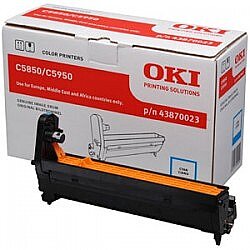 OKI 43870023 Mavi Orijinal Drum Ünitesi - C5850 / C5950