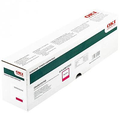 OKI 43872322 Kırmızı Orijinal Toner - C5650 / C5750 - 1