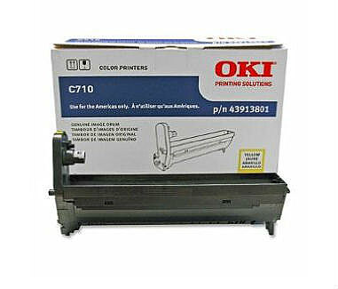 OKI 43913801 Sarı Orijinal Drum Ünitesi - C710 - 1
