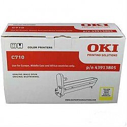 OKI 43913805 Sarı Orijinal Drum Ünitesi - C710
