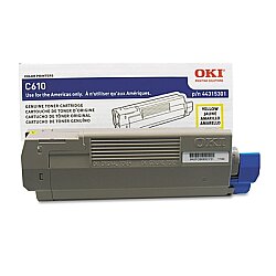 OKI 44315301 Sarı Orijinal Toner - C610N / C610CDN