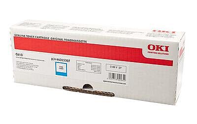 OKI 44315307 Mavi Orijinal Toner - C610 - 1