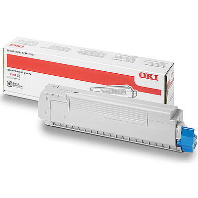 OKI 44844627 Mavi Orijinal Toner - C822 - 1