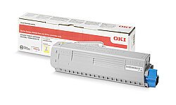 OKI 47095701 Sarı Orijinal Toner - C824DN / C834DNW