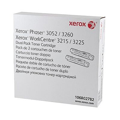 Xerox 106R02782 Orijinal Toner 2li Paket - Phaser 3052 / 3260 - 1