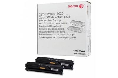 Xerox Phaser 3020-106R03048 Toner 2′li Paket - Orijinal