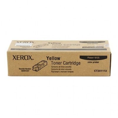Xerox Phaser 6125-106R01337 Sarı Toner - Orijinal