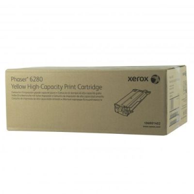 Xerox Phaser 6280-106R01402 Yüksek Kapasiteli Sarı Toner - Orijinal