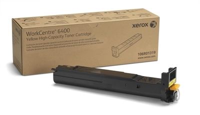 Xerox WorkCentre 6400-106R01319 Yüksek Kapasiteli Sarı Toner - Orijinal