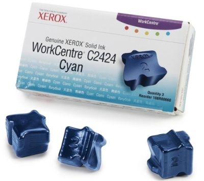 Xerox Workcentre C2424-108R00660 Mavi Katı Mürekkep 3′lü Paket - Orijinal